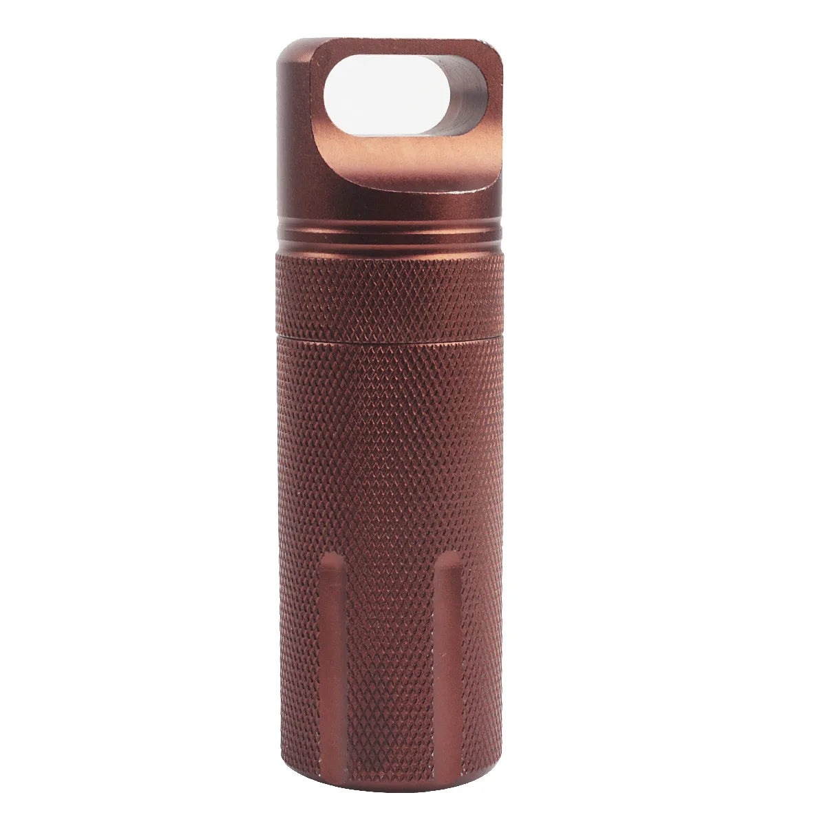 Pilulier Portable en Alliage d'Aluminium Étanche Boîte de Rangement Scellée Contenant de Voyage pour Petites Pilules Étui à Médicaments de Poche