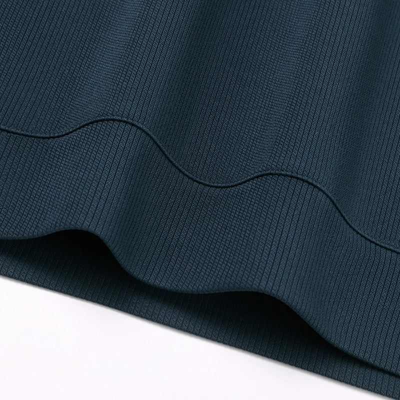 Nouveau polo faux deux pièces pour homme 2025, décontracté, à la mode, à manches longues, col t-shirt, haut polyvalent