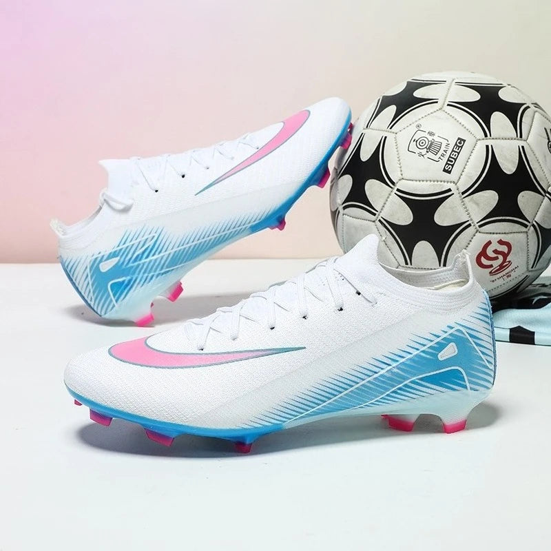 Nouvelles chaussures de football antidérapantes pour terrains de football, bottes d'entraînement, matchs, baskets unisexes de haute qualité pour adolescents, Chuteira De Campo
