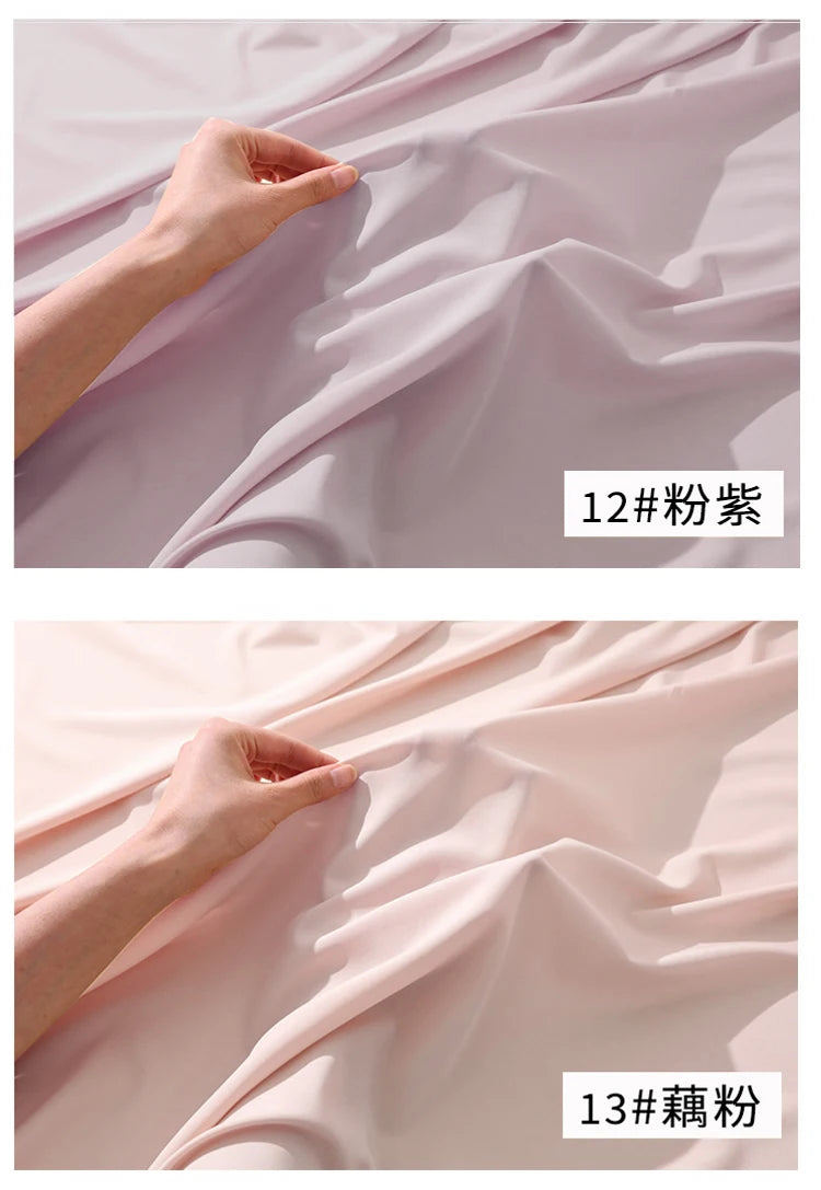 Tissu de doublure élastique doux et respirant de 150x50cm/500cm pour doublure de robe, doublure de vêtement de protection solaire pour chemise de base, tissu DIY fait à la main