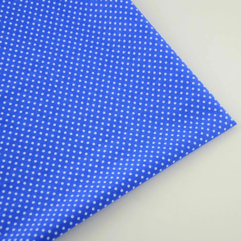 Dünne, schöne Baumwollstoffe mit Tupfen, Meterware, günstige Stoffe als Meterware im Angebot, für Näharbeiten, Puppen, Bastelmaterial
