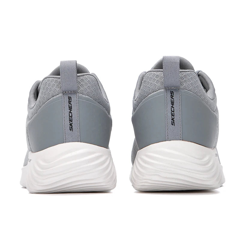 Skechers Chaussures Homme Chaussures de Sport d'Automne Basses Confortables Respirantes Tendance Fitness Entraînement Baskets Décontractées 232005-Gry