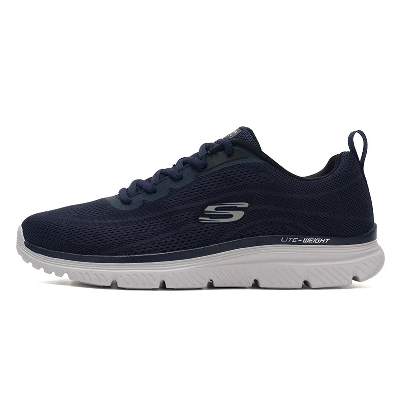 Skechers Chaussures Homme, Chaussures de Sport, Entraînement Fitness, Amorti, Respirantes, Chaussures de Course Décontractées 8790345-Nvy