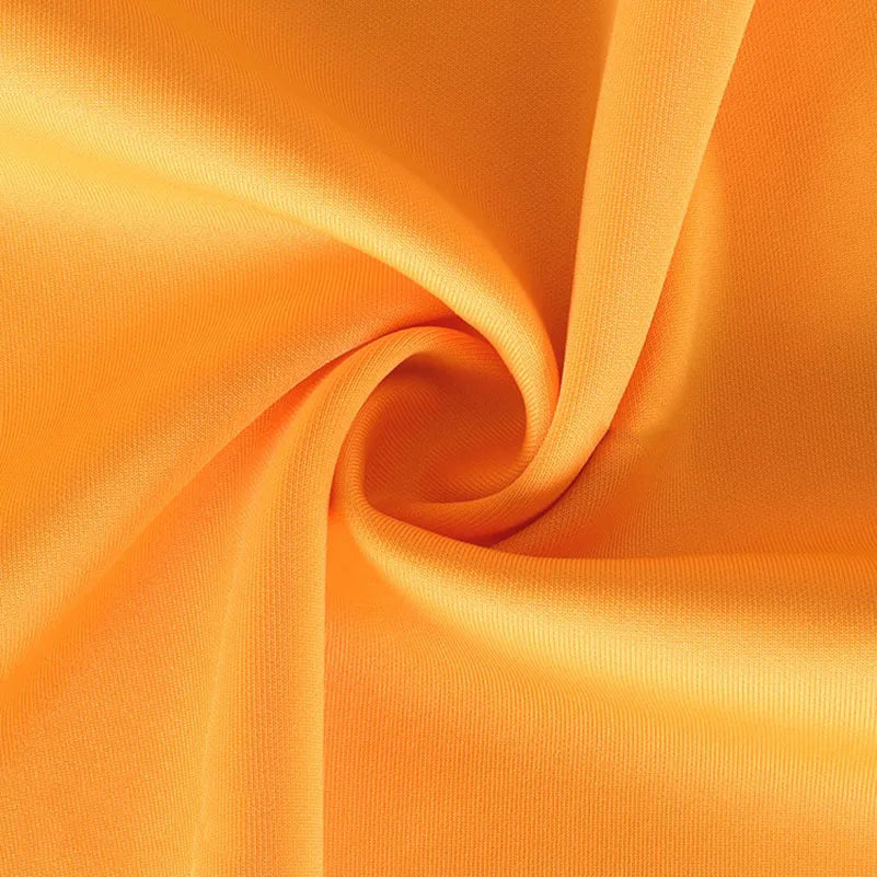 Tissu tricoté élastique Scuba résistant à l'usure, anti-boulochage pour la couture de pulls, jupes, uniformes scolaires, vêtements de sport au mètre