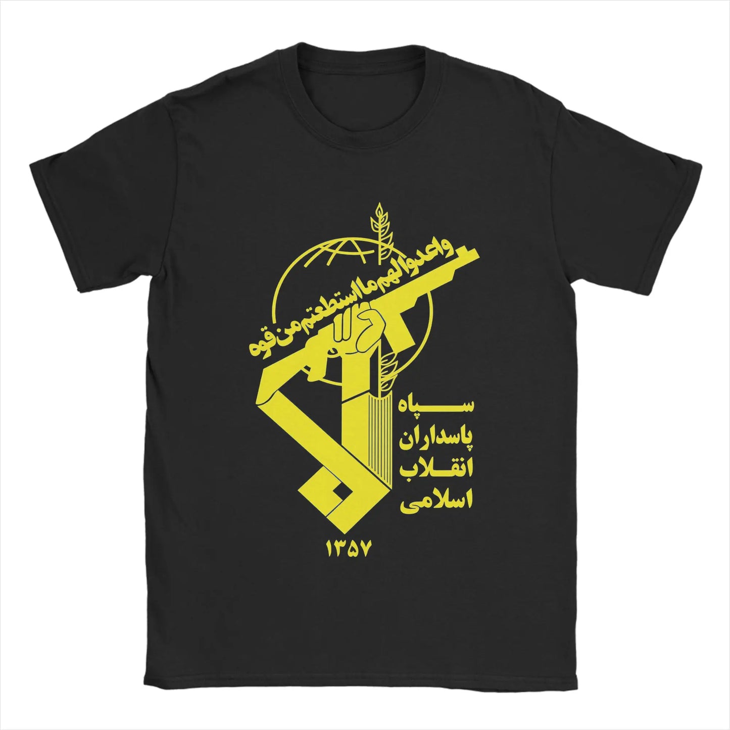 Herren IRGC T-Shirts 100 % Baumwolle Kleidung Hipster Kurzarm Rundhals-T-Shirts Neu eingetroffene T-Shirts