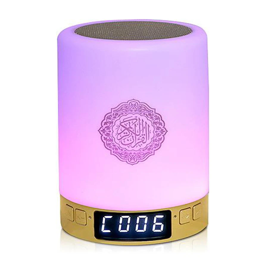 Heller Koran Azan Muslim Koran Bluetooth Lautsprecher Tragbares Nachtlicht Heilige Lampe Soundbox Musik Kabellos Caixa De Som Bocina Mp3