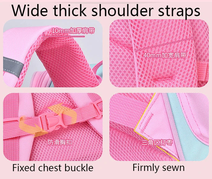 Kinderrucksack für Mädchen Einhorn Kinderrucksack Regenbogenaugen Schultasche Teenager Mädchen Rucksack für Reisen Wasserdicht Mochilas