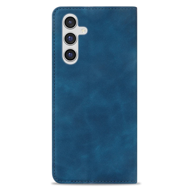 Wallet Skin Friendly Flip Leder Hülle für Samsung Galaxy S26 Ultra S25 Edge S24 Plus S23 FE A15 A16 A17 A26 A35 A36 A54 A55 A56