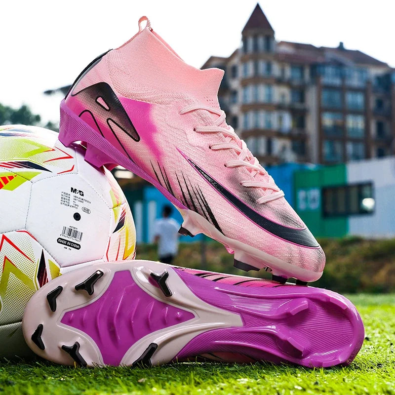 Neue Herren-Fußballschuhe Trainingsschuhe FG Ultraleichte Fußballschuhe Outdoor Drop Shipping Fußballschuhe Rutschfeste lange Stollen