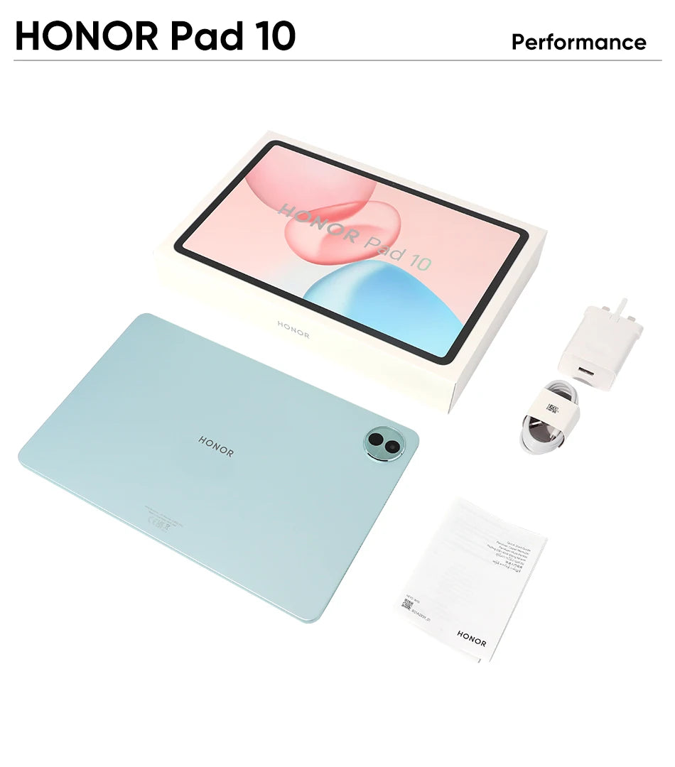 Nouvelle HONOR Pad 10 Version Globale 2025 Écran Confort Visuel HONOR 12,1" WIFI 2.5K Batterie Haute Densité d'Énergie 10100mAh MagicOS 9.0