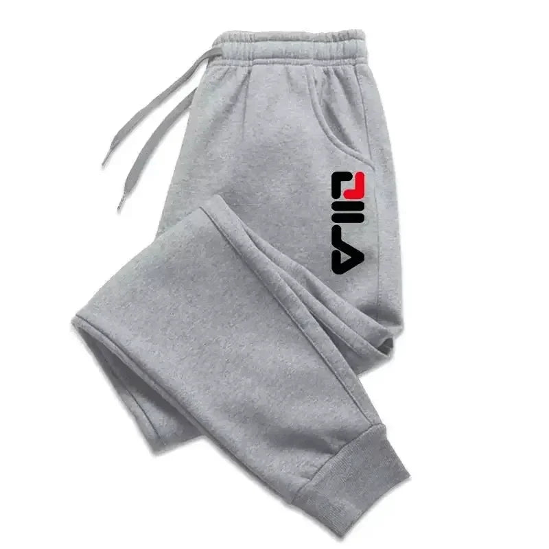 Pantalon de jogging décontracté homme automne hiver avec cordon de serrage, en molleton, pour l'entraînement, la course, la gym, le fitness ou le sport