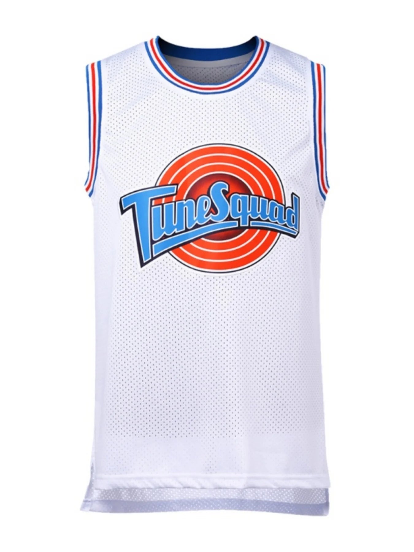 Herren Basketball Trikot Bugs #1 Space Movie Trikot Hip Hop Sportshirt Halloween Party Weiß S-3XL