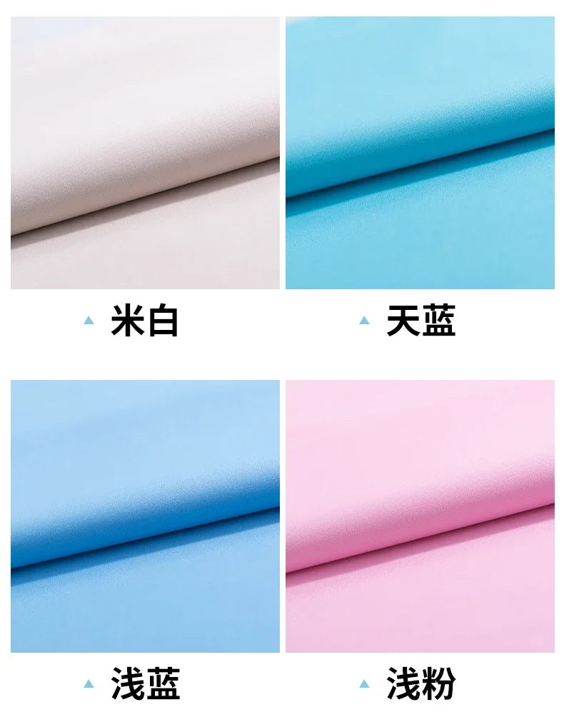 Tissu Popeline de Coton Couleur Unie Robe de Poupée Chemise Pantalon Décontracté Conception de Vêtements Tissu de Couture Matériau de Mode en Gros au Mètre