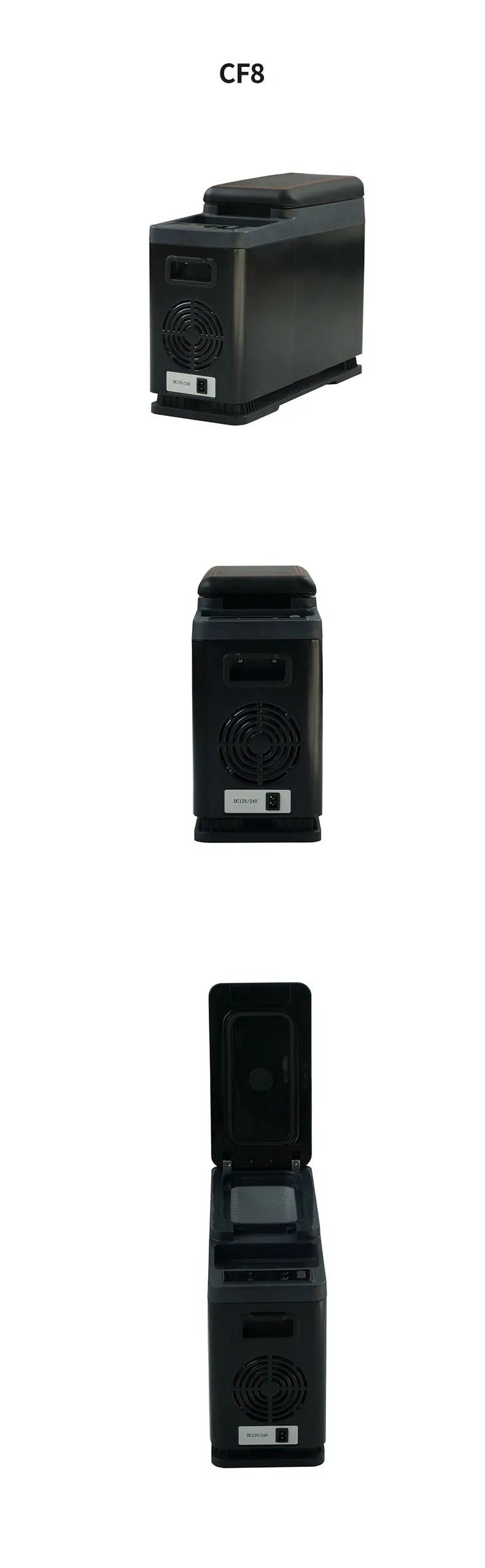 Alpicool CF8 Small Fridge Mini Car Fridge 12V Armrest Fridge 8L Portable Refrigerator