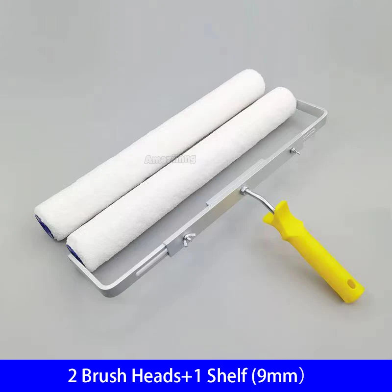 Rouleau à Peinture 18 pouces Brosse Peluche Courte-Moyenne-Longue Outil de Peinture pour Décoration Murale 6MM/9MM Support de Outil de Peinture
