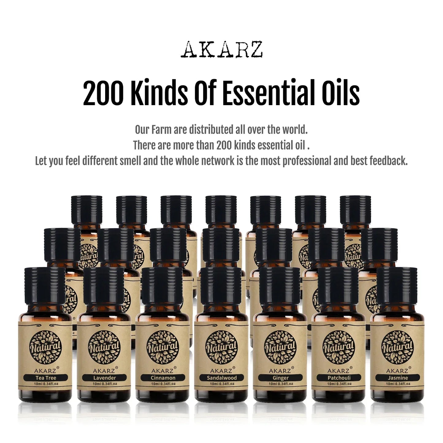 Huile essentielle aromatique rare unique AKARZ pour diffuseurs d'aromathérapie Soin de la peau visage corps Massage Huile de parfum aromatique