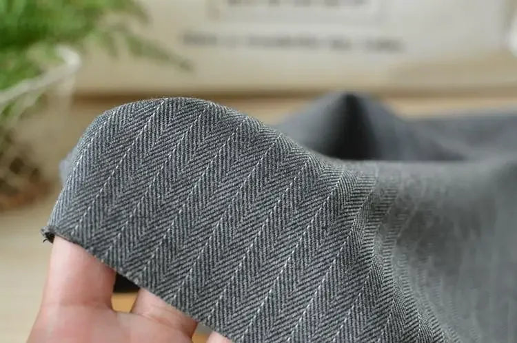 Micro-elastischer Anti-Falten-Anzug, gestreifter Stoff, Frühling, Herbst, Hose, Weste, Rock, Mode zum Nähen, Design, Großhandel, Stoff