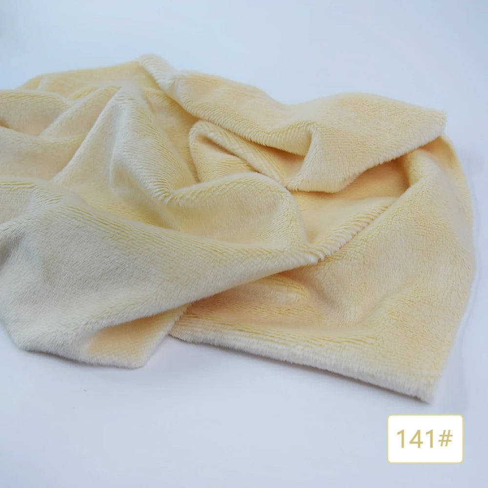 5mm Plüschstoff Verkauf unelastisch 45x50cm Kurzhaar Plüschstoff Kunstfell Polyesterfaser DIY Plüsch Nerzstoff