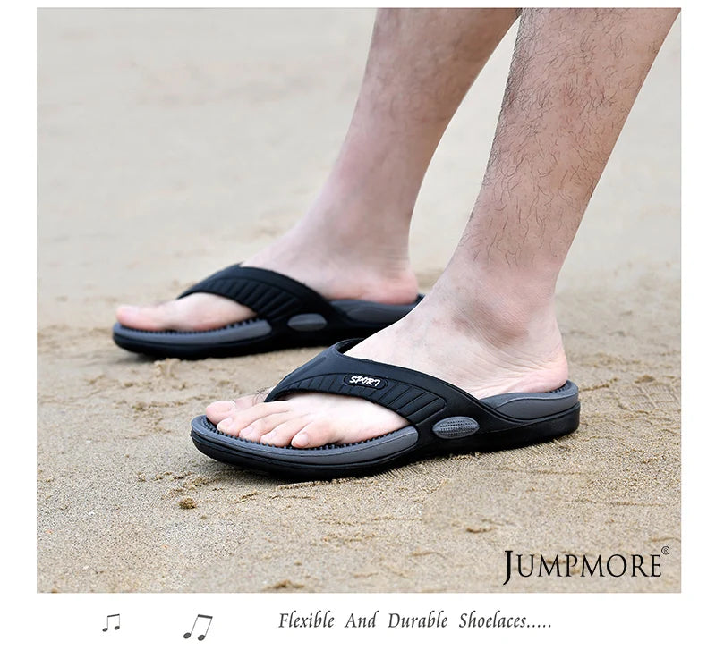 Tongs de Massage Hommes Pantoufles d'Été Sandales de Plage Confortables Hommes Chaussures Décontractées Mode Hommes Tongs Chaussures Tendance 2023