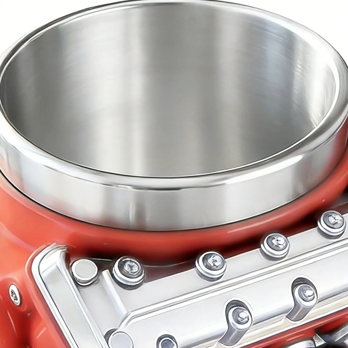 Kaffeetasse Mechanische Tasse Edelstahl V8 Motor Reisebecher für Kaffee für Männer Autoenthusiasten Valentinstag Geburtstag