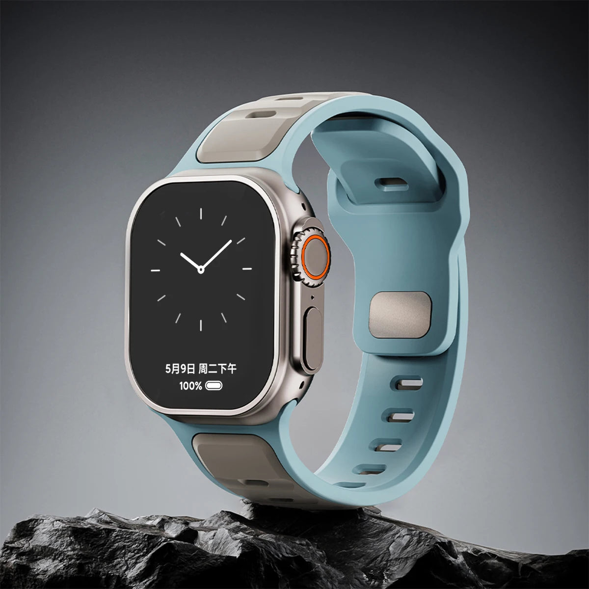 Für iWatch Series 11 10 9 8 7 6 5 4 SE3 Ultra 1 2 Silikonarmband Sportarmband für Apple Watch 49mm 46mm 45mm 44mm 42mm 41mm 40mm