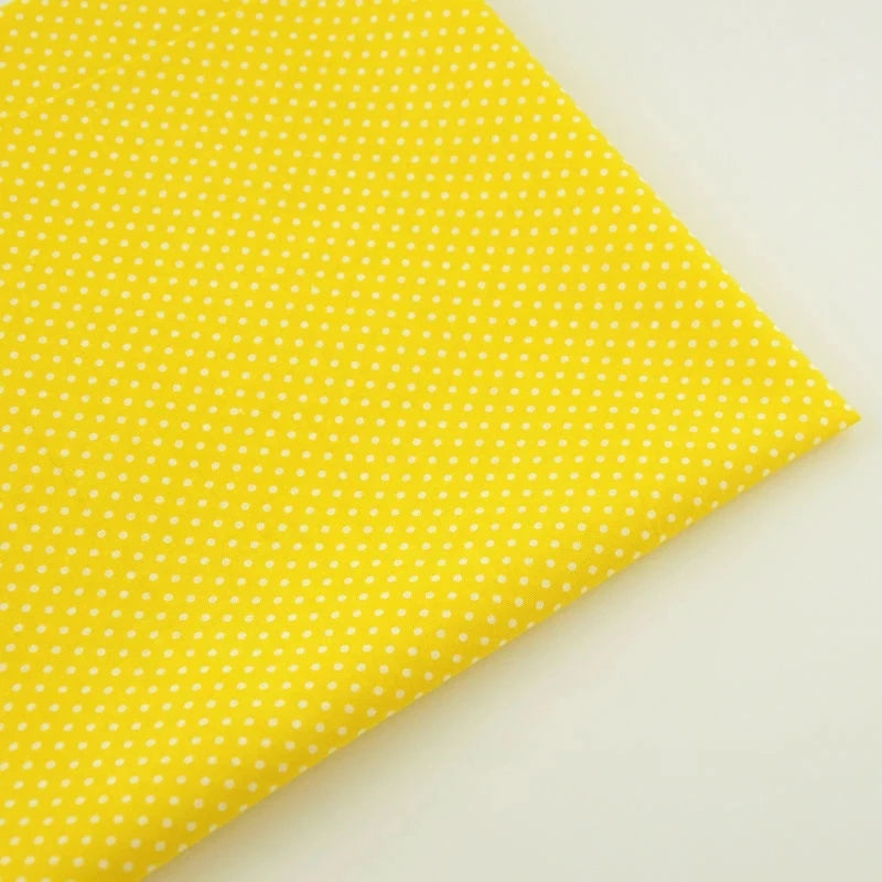 Dünne, schöne Baumwollstoffe mit Tupfen, Meterware, günstige Stoffe als Meterware im Angebot, für Näharbeiten, Puppen, Bastelmaterial