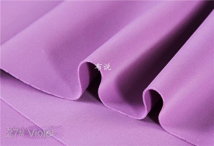 Space Cotton Fabric Thin Clothing Designer Four Sided Elastic Wholesale Cloth Diy Sewing Polyester Spandex Material
