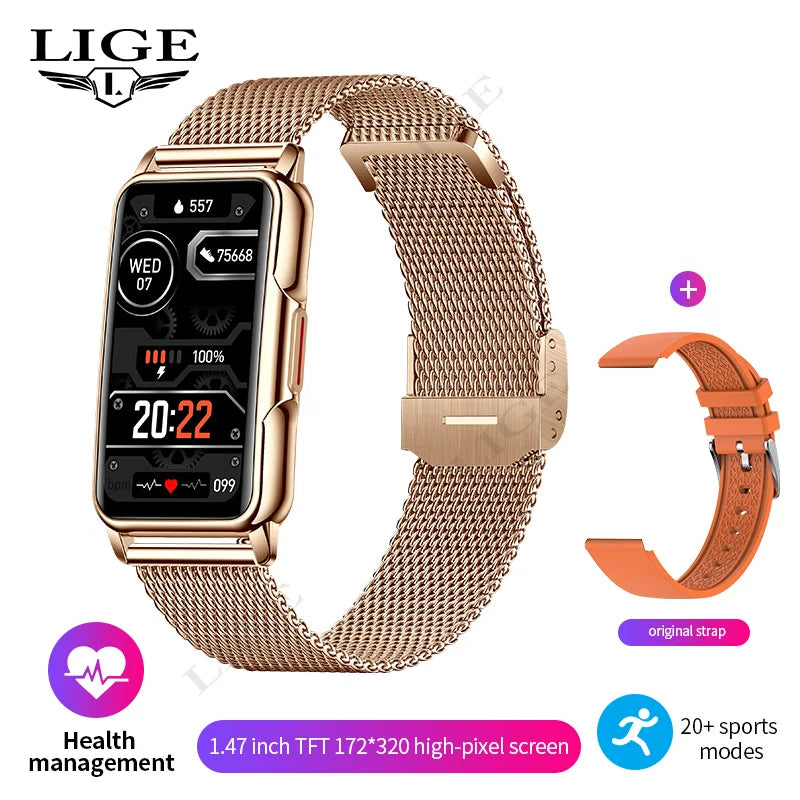 Für Android IOS Smart Armband Frauen Smartwatch Männer Herzfrequenz Blutsauerstoff Wasserdicht Sport Smart Band Uhr Für Damen +Geschenk