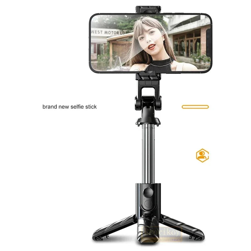 Tragbares Mini-Kamera Bluetooth Wireless Selfie Stick Stativ mit Fernbedienung für iPhone 14 13 12ProMax Smartphone Selfiestick Einbeinstativ