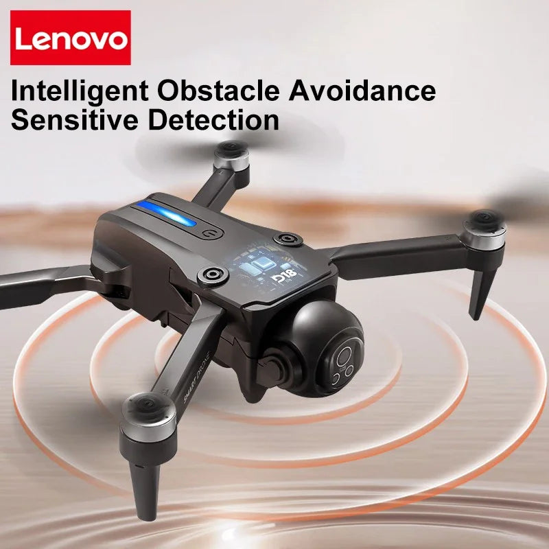 Drone Lenovo D18 8K HD Double Caméra Photographie Aérienne Évitement d'Obstacles Moteur Sans Balais 5G WIFI GPS Retour d'Écran RC Quadcopter