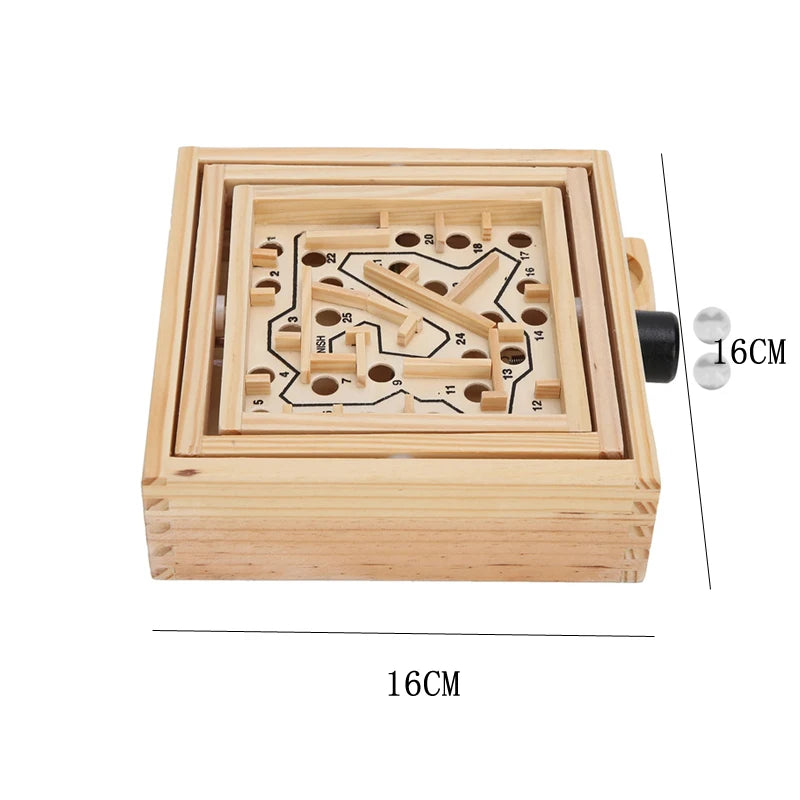 Holzlabyrinth Murmel Kipp Labyrinth Holzspiel Puzzle Intelligenz Spielzeug Hobbys Geschenke Geburtstag Kinder Für Gäste