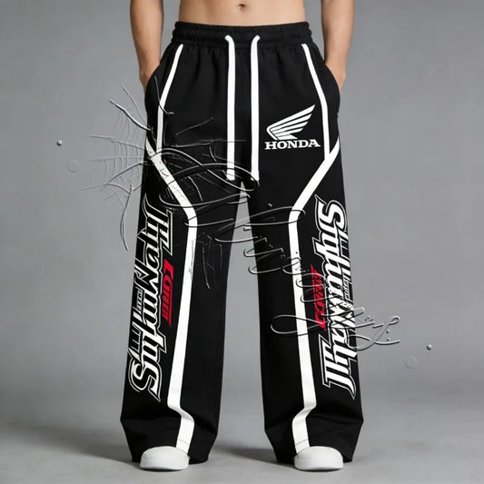2026 Best-selling New Honda Racing Outdoor Sports Cycling Pants for Men MOTO Off-road Enthusiasts Fashionable Fitness Pants