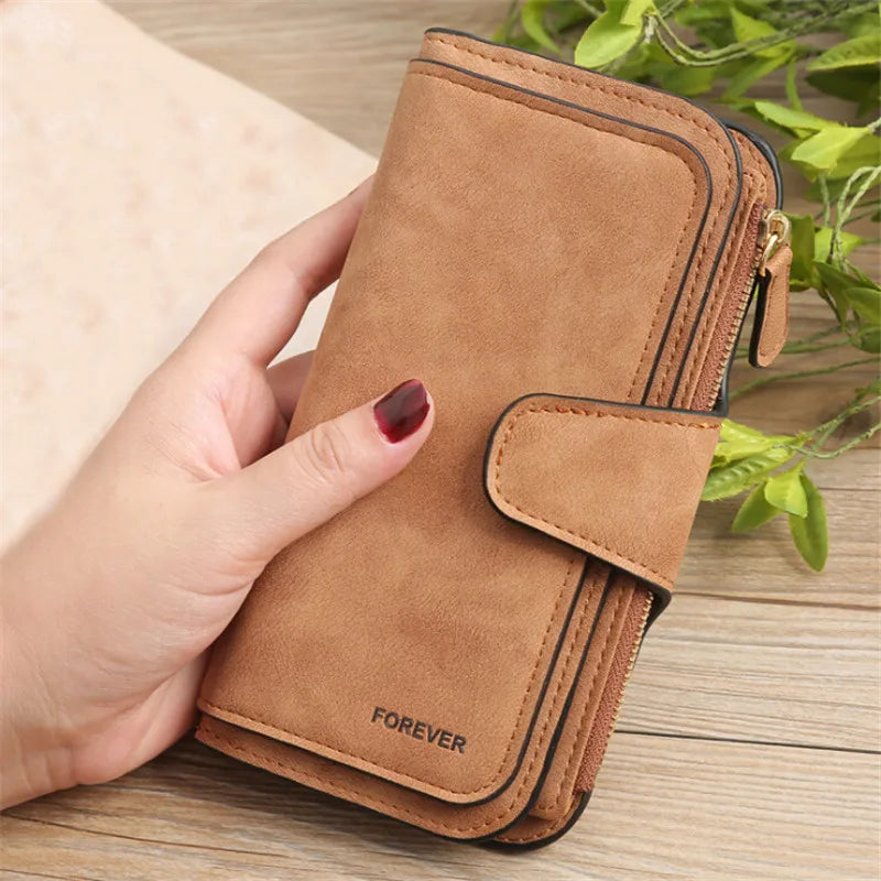 Damen-Leder-Geldbörse, hochwertiges Damen-Clutch, Lady Purses, große Kapazität, Wallets, Carteira Feminina, 5 Auswahlmöglichkeiten