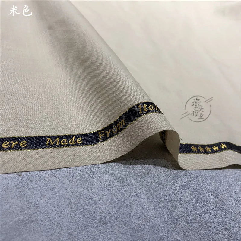 Italienischer Kammgarn-Twill-Stoff – knitterarm – Designeranzüge und Hosenmaterial für Business-Kleidung im Großhandel