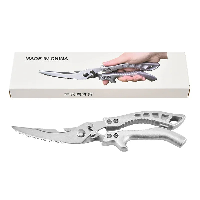 Heavy Duty Kitchen Scissors Meat Fruit Boning Fishing Hunting Camping Professional Stainless Steel Chicken Bone Kitchen Shears