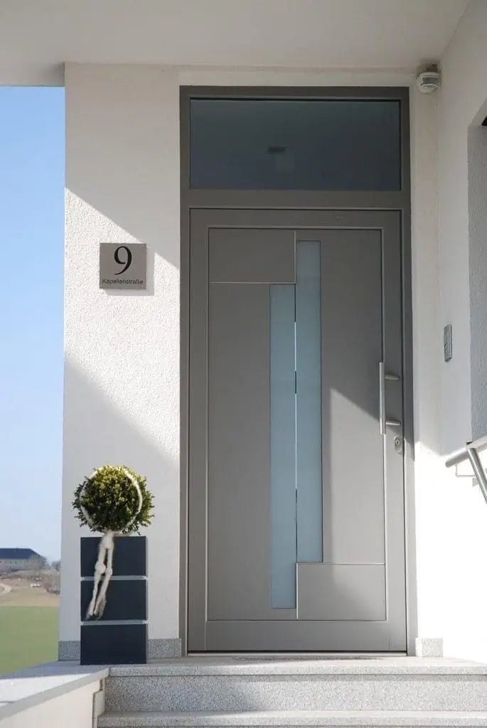Simple Design Villa Entry Exterior Doors Hurricane Impact Revolving Doors Fire Proof Luxury Entrance Doors Residential Security