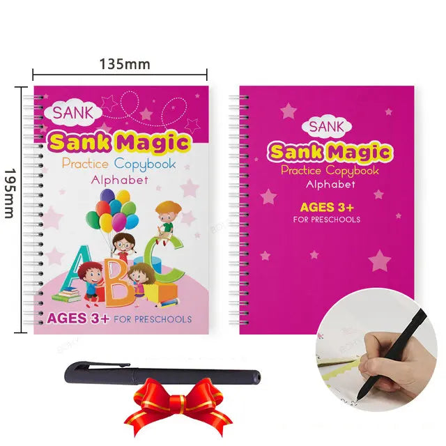 Sank Magic Practice Deutsch Übungsbuch Stift Spanisch Kalligraphie Für Kinder Kostenloses Abwischen Englisch Französisch Wiederverwendbares Schreiblernbuch Kostenloser Versand
