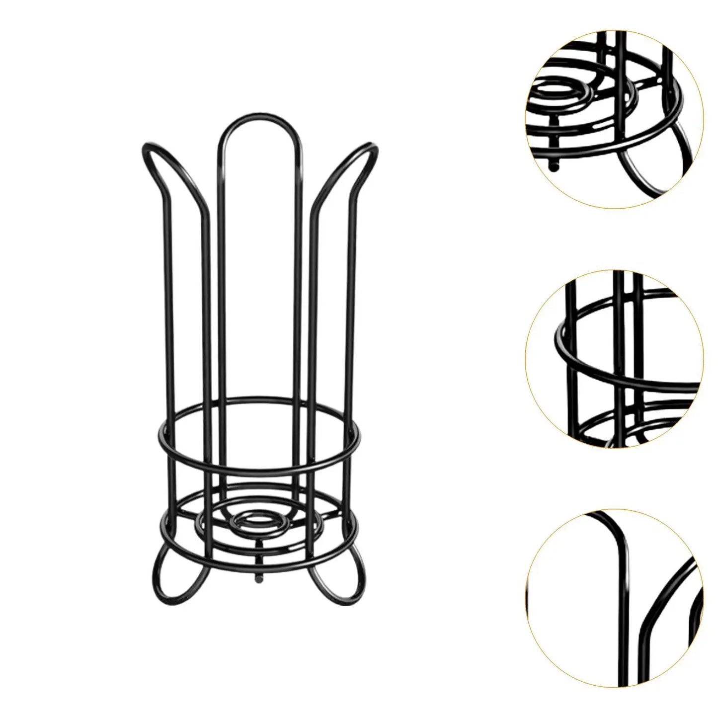 Tissue Storage Rack Iron Toilet Paper Holder Stand Free Standing Toilet Roll Holder for Kitchen Bathroom Washroom Farmhouse