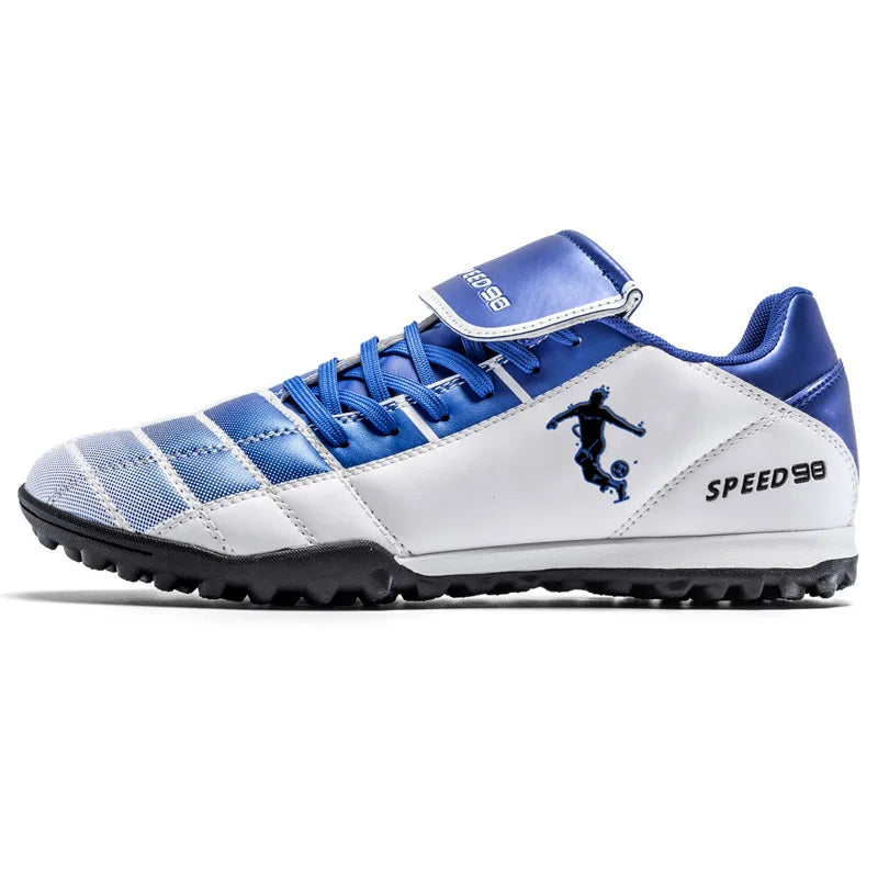 Chaussures de football homme crampons FG/TF, respirantes, professionnelles, pour gazon, antidérapantes, à crampons longs, pour entraînement adulte en futsal