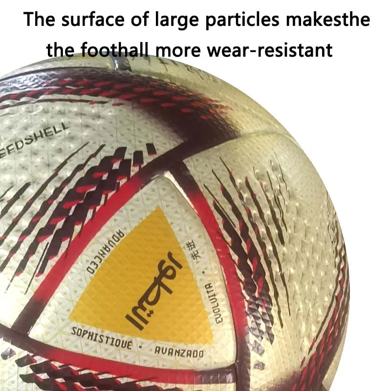 Ballons de Football de Haute Qualité Taille Officielle 5 Matériau PU Sans Couture But Équipe Match en Extérieur Jeu Entraînement Ballon De Foot