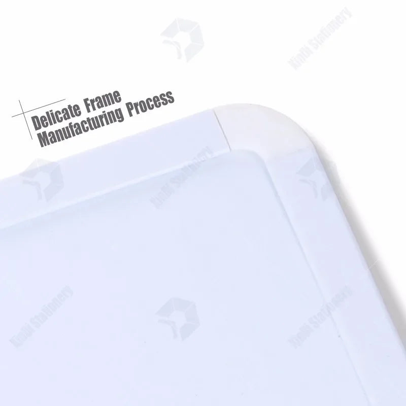 4 Stile magnetische Whiteboard 1pc PVC Rahmen Nachricht Whiteboard für Kühlschrank Rundecke Dekoration Nachricht Zeichentafel für Notizen