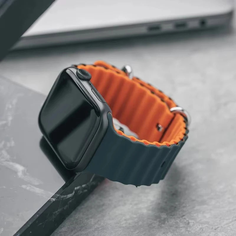 Offizielles Ocean Armband für Apple Watch Ultra 3 2 49mm 46mm 44mm 40mm 42 41 45 Sportarmband iWatch Series 11 10 9 7 8 6 SE3