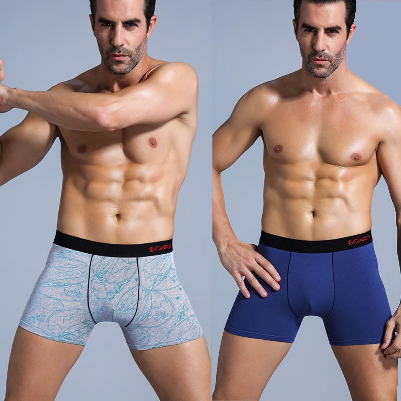 5 Stück Herren Slips Baumwolle Boxer Sexy Herren Boxershorts Unterwäsche Shorts Lose Herren Boxershorts Set Familienunterwäsche Marken