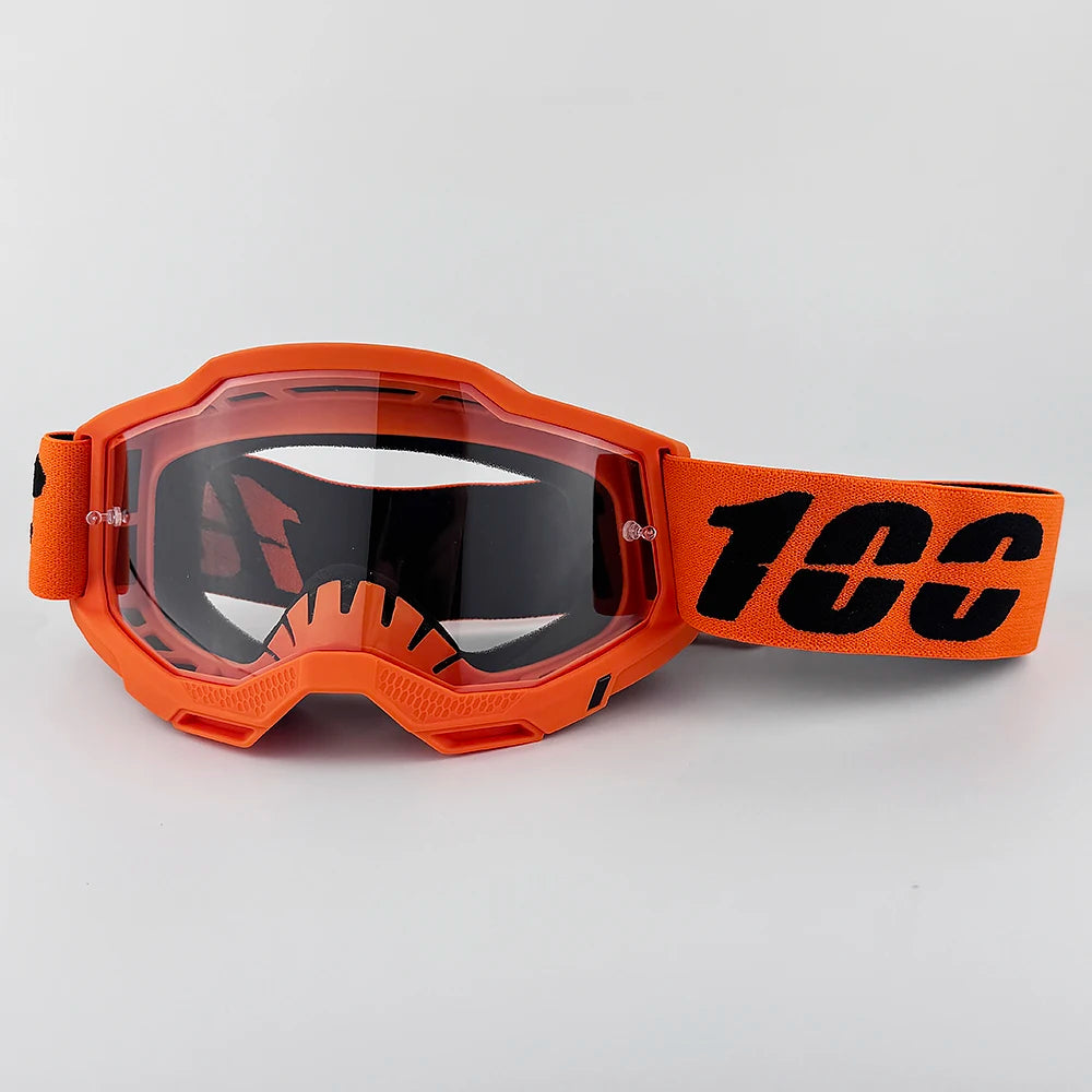 100 Motocross Goggle Glasses MX Off Road Masque Helmets Goggles Ski Sport Gafas for Motorcycle Dirt Bike Glasses and bag