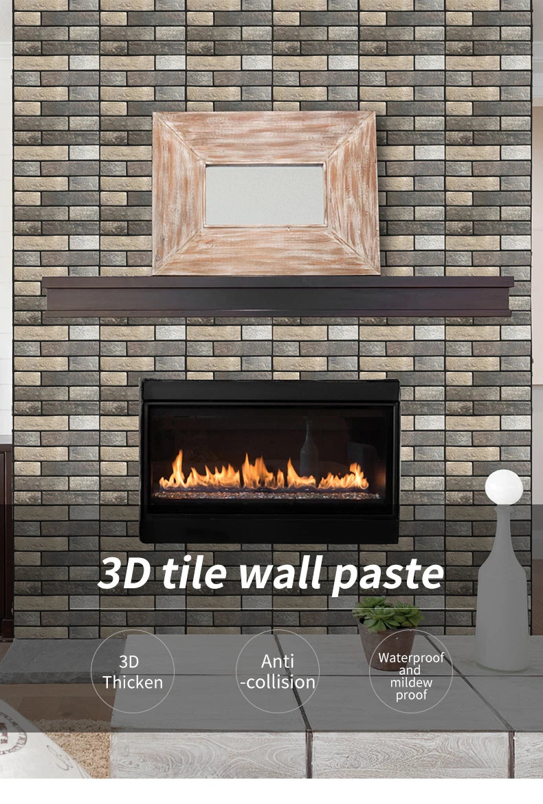 10/20Pcs Peel and Stick Tile Backsplash Thicker Design Marble Tiles 12"X12" Stick on Backsplash Self Adhesive Tiles for Any Room