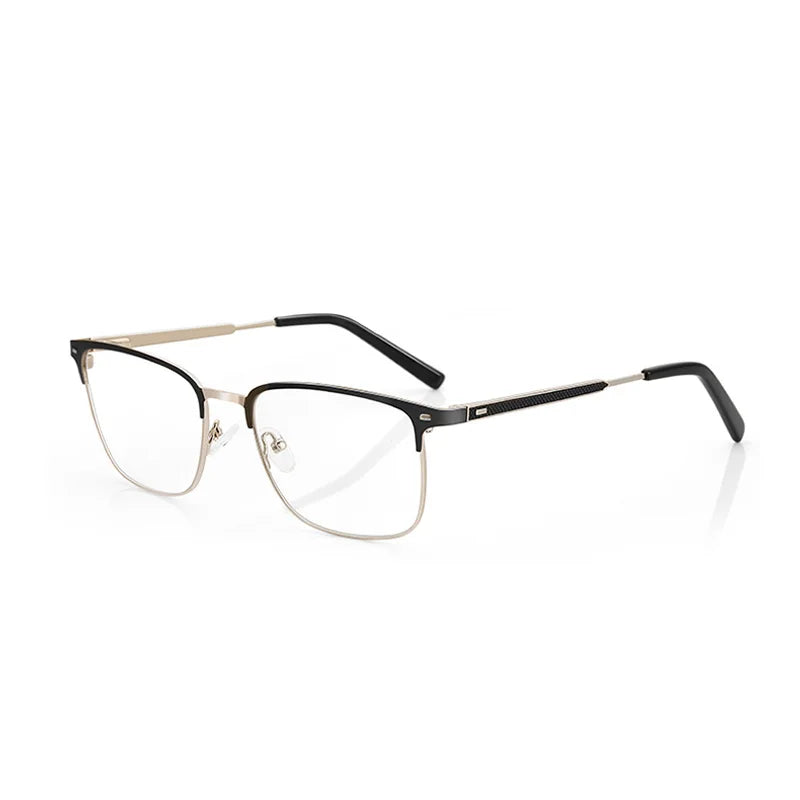 ZENOTTIC Lunettes de vue carrées pour hommes Tendance Myopie Lunettes de vue progressives pour femmes Anti-lumière bleue/Lunettes optiques photochromiques