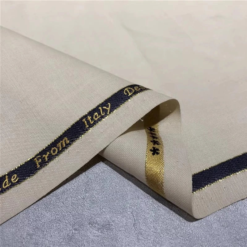 Italienischer Kammgarn-Twill-Stoff – knitterarm – Designeranzüge und Hosenmaterial für Business-Kleidung im Großhandel