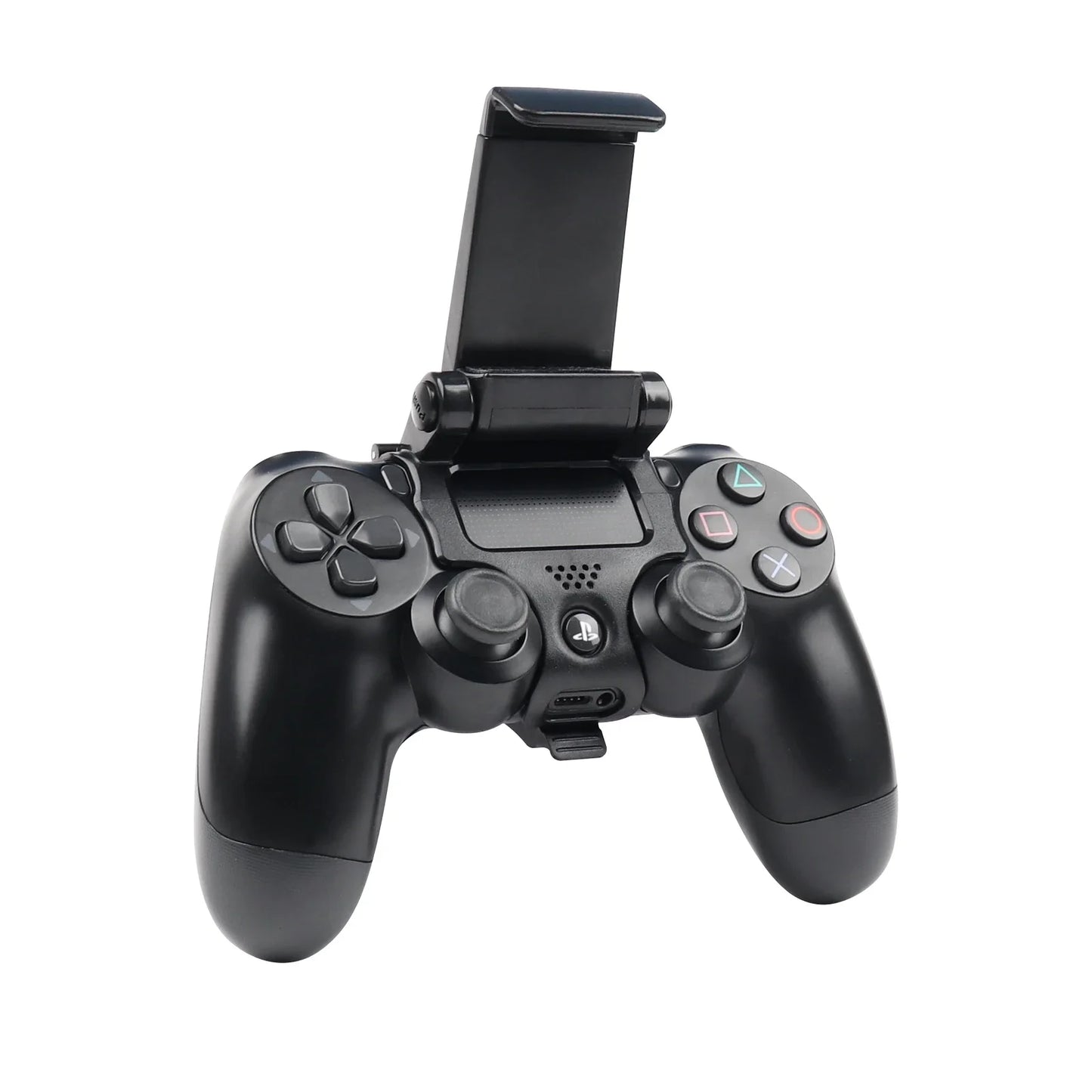 Schwarze verstellbare Gamepad-Halterung für PS4 SLIM PRO Joystick Klappbarer Handy-Ständer-Clip für PS4 Controller Griffhalter