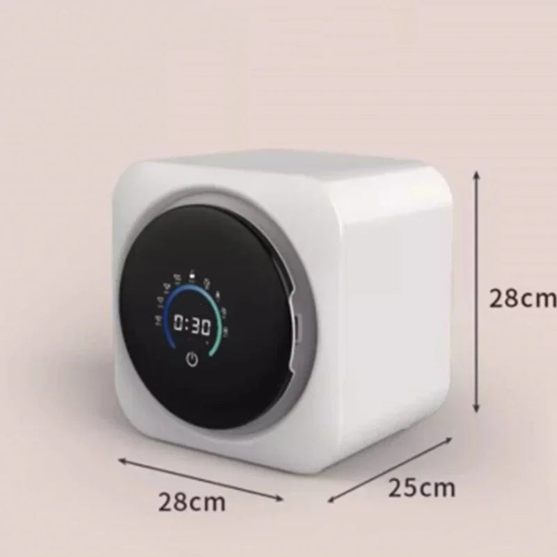 Small automatic wall-mounted smart underwear washer and dryer, suitable for both home and car use, 220V.