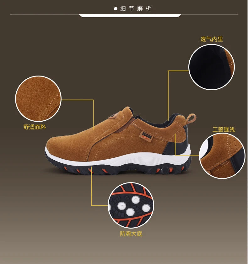 Chaussures de Randonnée pour Homme Camping Course Marche Jogging Baskets Bottes Imperméables Antidérapantes Chaussures de Sport Zapatos Hombre